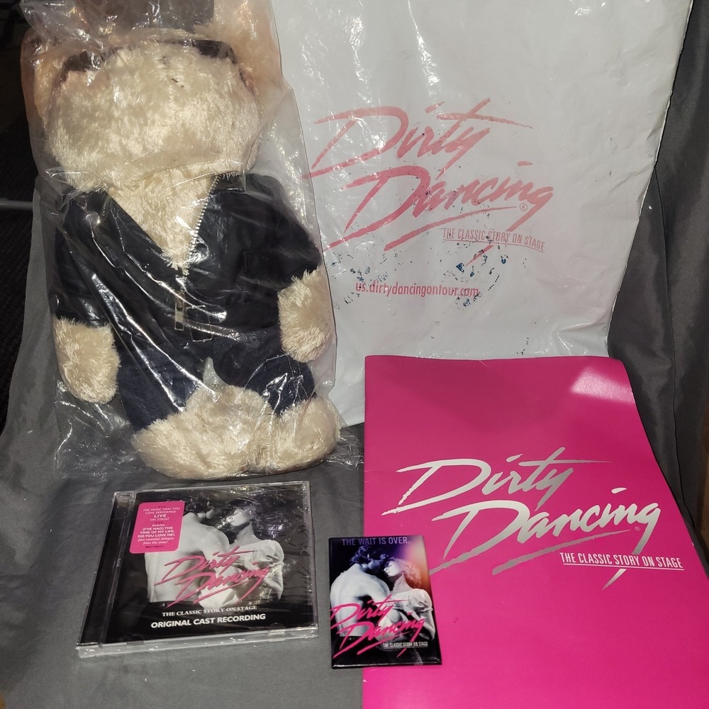 Dirty Dancing Orig. Cast Recording Classic Story On Stage CD Teddy Bear Magnet